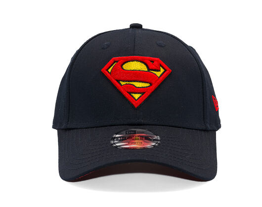 Dětská Kšiltovka New Era - WARNER BROS DC Print 9FORTY - Superman - Navy