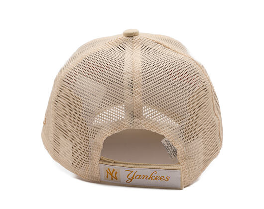 Dětská Kšiltovka New Era - MLB Homefield Trucker 9FORTY - NY Yankees - Cream / Yellow