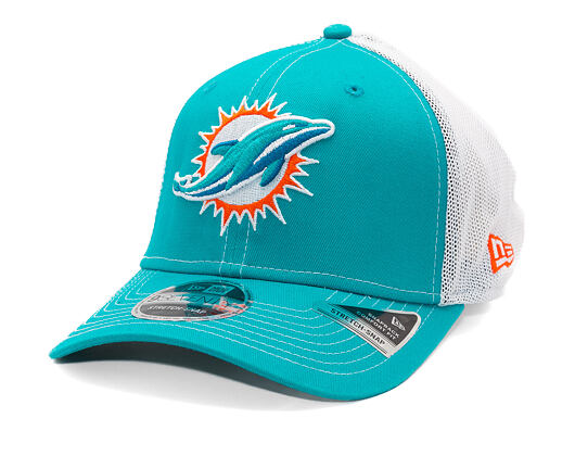 Kšiltovka New Era - NFL Contrast Stitch 9SEVENTY Stretch-Snap - Miami Dolphins - Teal