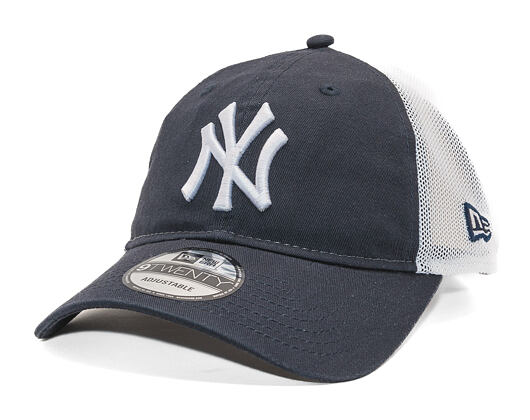 Kšiltovka New Era - MLB Washed Mesh 9TWENTY - NY Yankees - Navy / White