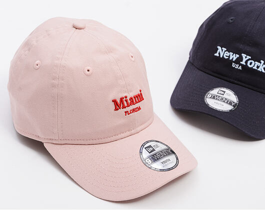 Dětská Kšiltovka New Era - Branded City 9TWENTY - Pink / Scarlet