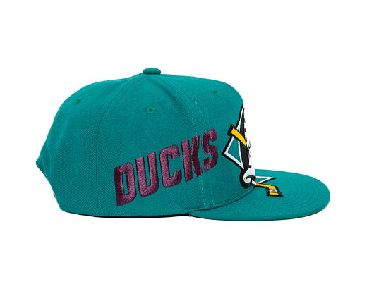 Kšiltovka Mitchell & Ness - NHL Big Time Snapback Vntg - Anaheim Ducks - Teal