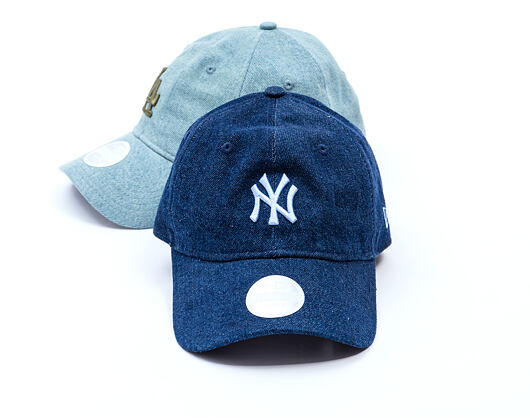 Dámská Kšiltovka New Era - MLB Denim 9TWENTY - NY Yankees - Navy / Blue