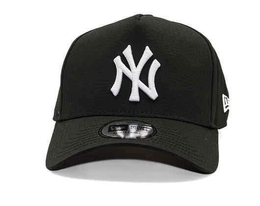 Kšiltovka New Era - MLB League Essential 9FORTY A-Frame - NY Yankees - Black / White