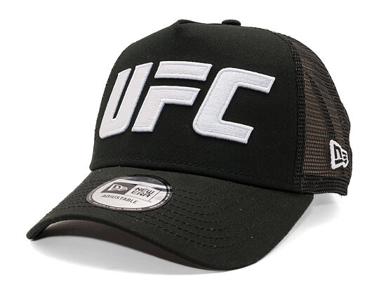 Kšiltovka New Era - UFC MMA 9FORTY E-Frame Trucker - Black / White