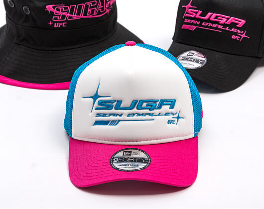 Kšiltovka New Era - UFC MMA 9FORTY A-Frame - Sean O'Malley - White / Pink