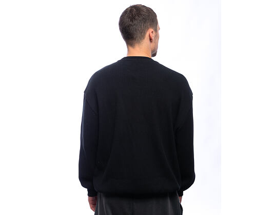 Mikina New Era - Branded Waffle Oversized Crewneck - Black
