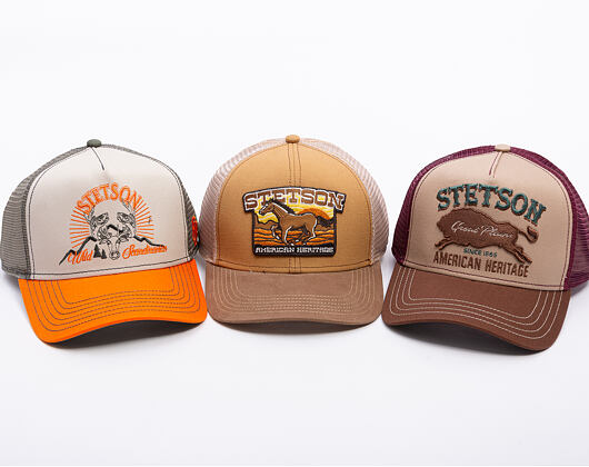 Kšiltovka Stetson - Trucker Cap Great Plains - 68