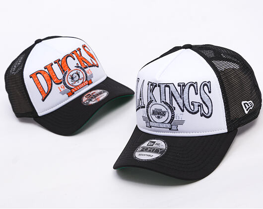 Kšiltovka New Era -  9FORTY A-Frame NHL Distressed - Los Angeles Kings - Team Color