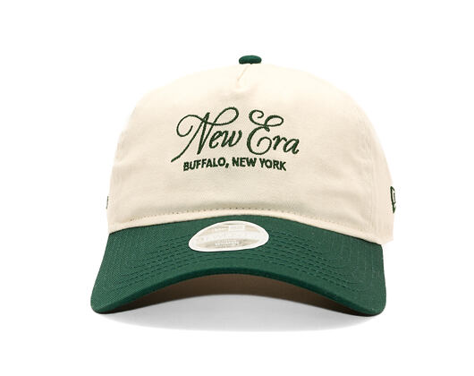 Dámská Kšiltovka New Era - A-Frame Cursive Script 9TWENTY A-Frame - Cream / Navy