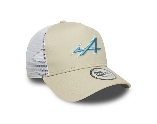 Kšiltovka New Era - F1 Seasonal POP 9FORTY Trucker - Alpine Racing - Stone