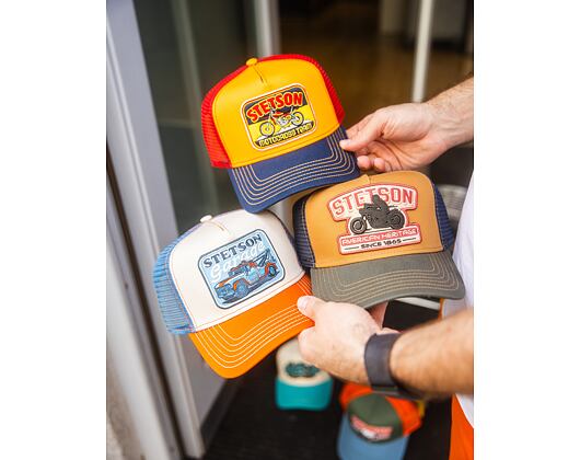 Kšiltovka Stetson Trucker Cap Motocross Team 28