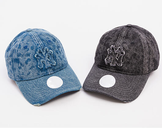 Dámská Kšiltovka New Era - MLB Wash & Distressed Denim 9TWENTY - NY Yankees - Pastel Blue