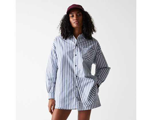 Dámské Košile New Era - MLB Stripe Shirt - NY Yankees - Muted Indigo