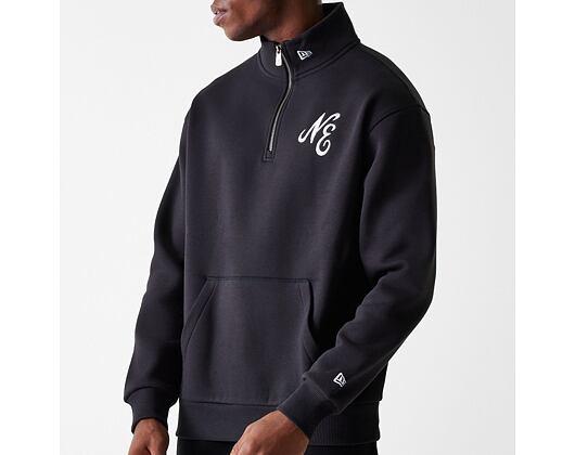 Mikina New Era - Lifestyle Quarter Zip - Black