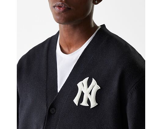 Svetr New Era - MLB Cardigan Knit - NY Yankees - Black