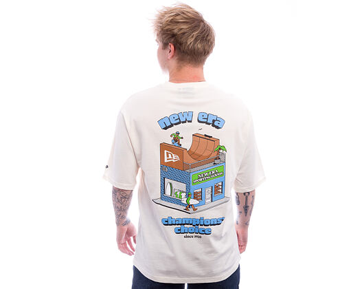 Triko New Era - Store Graphic Tee - Off White
