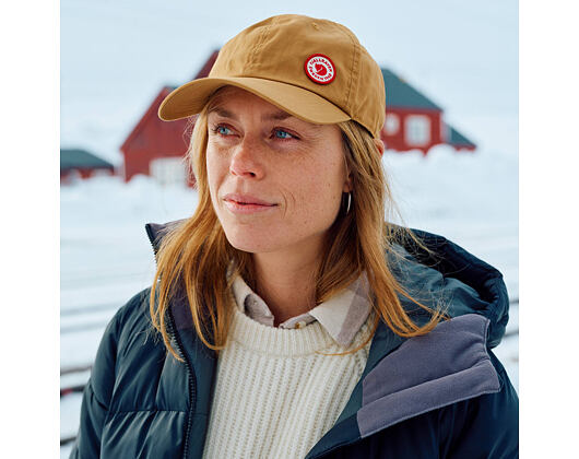 Kšiltovka Fjällräven - Fjällräven Logo Cap - Buckwheat Brown