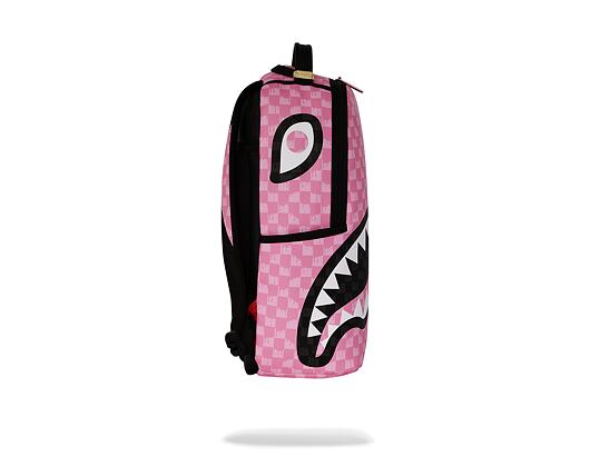 Sprayground - Pink And Black Drip Check Dlxsv Backpack 