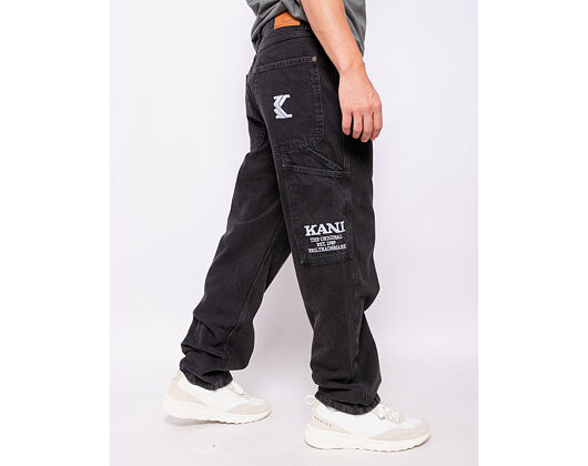 Pracovní Kalhoty Karl Kani - Retro Baggy Workwear Denim - vintage black