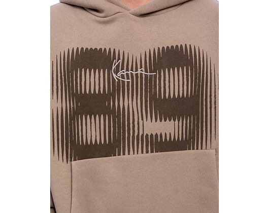Mikina Karl Kani - Signature 89 Boxy Os Hoodie Brown
