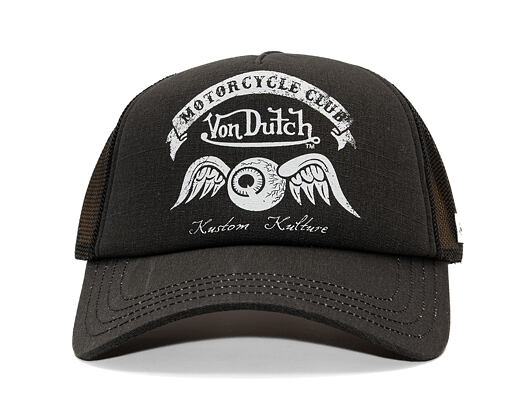 Kšiltovka Von Dutch - Trucker - VD MC - Dark Grey
