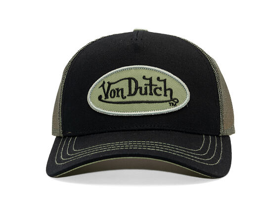 Kšiltovka Von Dutch - Trucker - Classic Logo - Black/Green