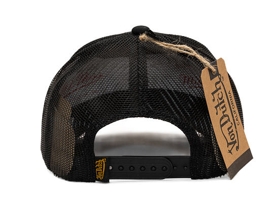 Kšiltovka Von Dutch - Trucker - Live Fast - Black/Black