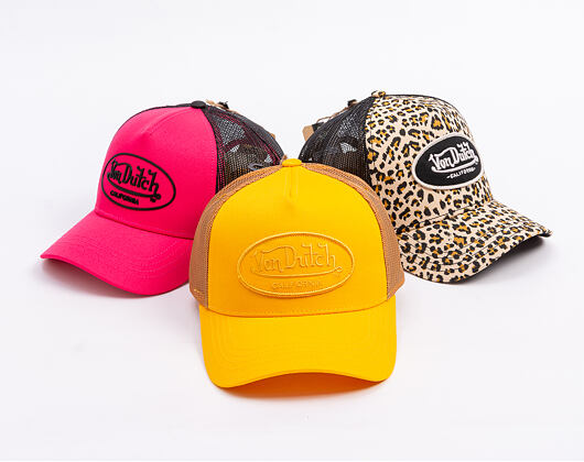 Kšiltovka Von Dutch - Trucker - Cali Patch - Orange