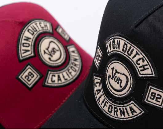 Kšiltovka Von Dutch - Trucker - MC Logo - Black/Black