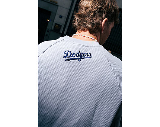 Triko New Era - MLB Waffle Tee - LA Dodgers - Grey