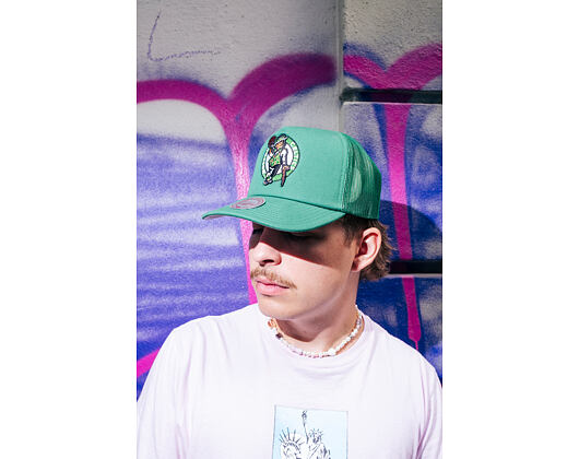 Kšiltovka Mitchell & Ness - Evergreen Trucker - Boston Celtics - Green