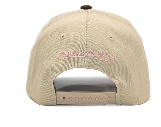 Kšiltovka Mitchell & Ness - Blush Sand Classic Red - New York Knicks - Sand/Brown