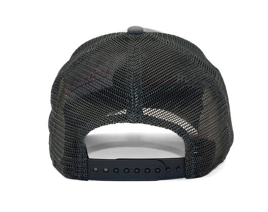Kšiltovka New Era - MLB Foam Script 9FORTY Trucker - LA Dodgers - Graphite