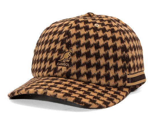 Kangol - Block Zig Baseball Cap - Brown