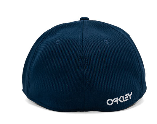 Kšiltovka Oakley - 6 Panel Stretch Metallic Hat - Abyss/White