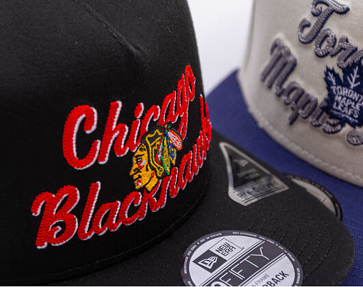 New Era - NHL Chainstitch 9FIFTY A-Frame - Chicago Blackhawks - Black
