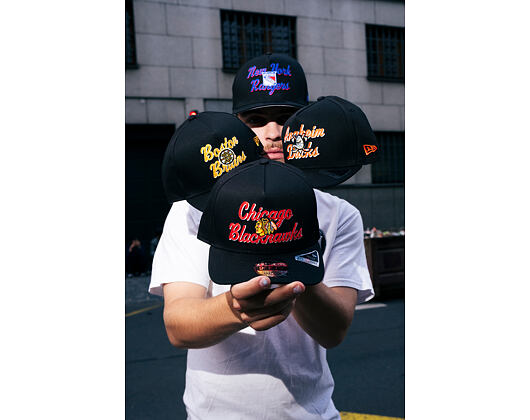 New Era - NHL Chainstitch 9FIFTY A-Frame - Chicago Blackhawks - Black