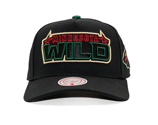 Kšiltovka Mitchell & Ness - NHL Class Act Pro - Minnesota Wild - Black