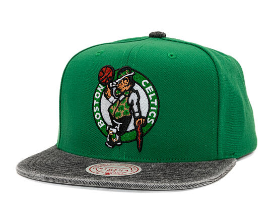 Kšiltovka Mitchell & Ness - NBA Denim Patchwork - Boston Celtics - Green