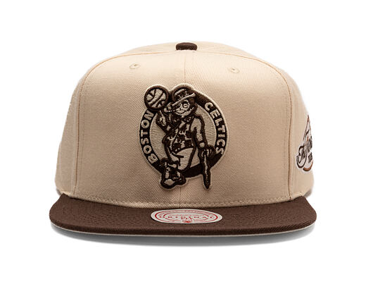 Cap Mitchell & Ness - NBA Fashion Basic 2T Snapback - Boston Celtics - Cream