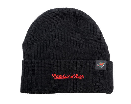 Beanie Mitchell & Ness - NHL Line Light Knit - Minnesota Wild - Black