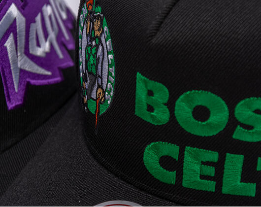 Kšiltovka Mitchell & Ness - NBA Busted Pro - Boston Celtics - Black
