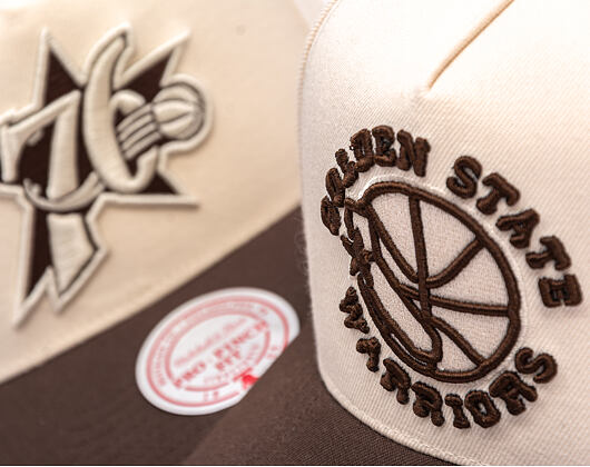 Kšiltovka Mitchell & Ness - NBA Fashion Basic 2T Pro - Golden State Warriors - Cream