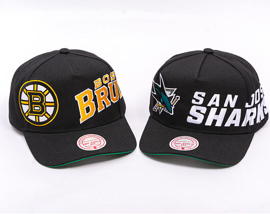 Kšiltovka Mitchell & Ness - NHL Busted Pro - Boston Bruins - Black