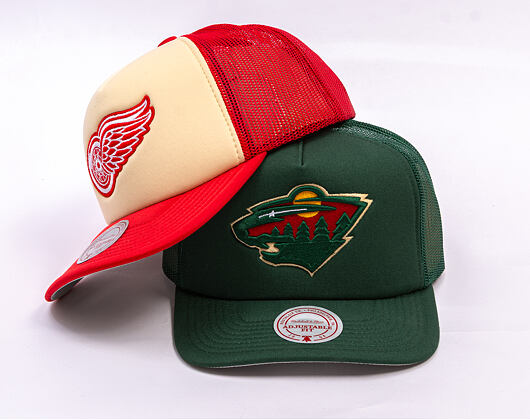 Kšiltovka Mitchell & Ness - NHL Evergreen Trucker Wild - Minnesota Wild - Green
