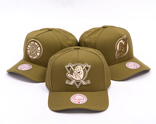 Kšiltovka Mitchell & Ness - NHL Fashion Basic Pro Vntg - Anaheim Ducks - Olive