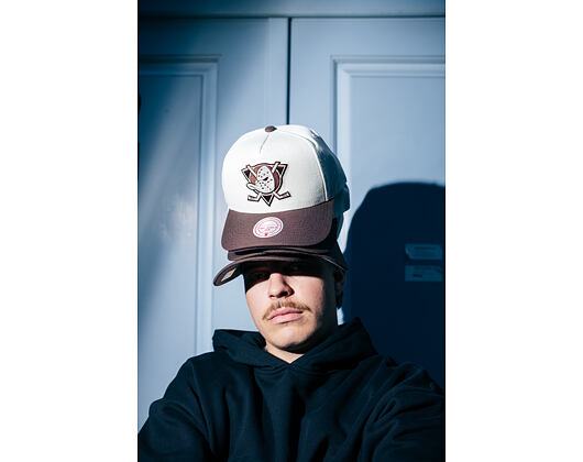 Kšiltovka Mitchell & Ness - NHL Fashion Basic 2T Pro Vntg - Anaheim Ducks - Cream