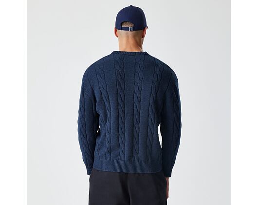 Sweater New Era - MLB Cable Knit Crew - NY Yankees - Navy