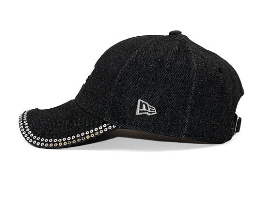 Womens Cap New Era - MLB Sequin 9FORTY - LA Dodgers - Black